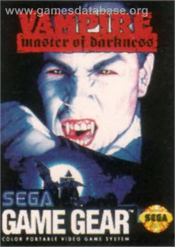 Cover Vampire - Master of Darkness for Game Gear